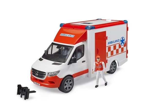 AMBULANCIA MERCEDES-BENZ SPRINTER CON PARAMEDICO 1:16