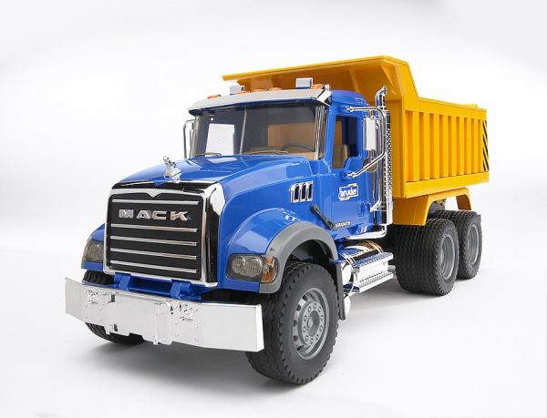 CAMION MACK GRANITE 6X4 TOLVA AMARILLA 1:16 - Imagen 2
