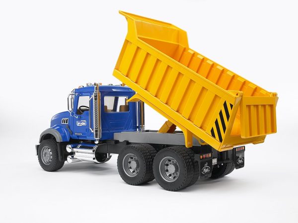 CAMION MACK GRANITE 6X4 TOLVA AMARILLA 1:16 - Imagen 3