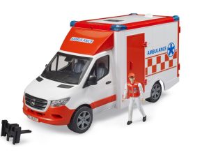 AMBULANCIA MERCEDES-BENZ SPRINTER CON PARAMEDICO 1:16