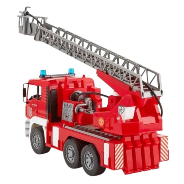 CAMION MAN TGA BOMBEROS CON GRUA Y ESCALA TELESCOPICA 1:16 - Imagen 3