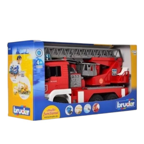 CAMION MAN TGA BOMBEROS CON GRUA Y ESCALA TELESCOPICA 1:16 - Imagen 5
