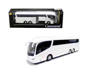 BUS IRIZAR PB 3,90 - SCANIA 6x2 BLANCO 1:50