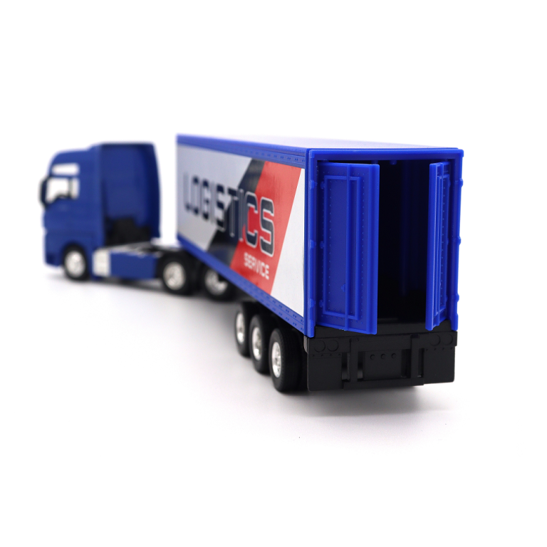 Miniatura-Carreta-Baú-Logistics-Service-1.64-Welly-2