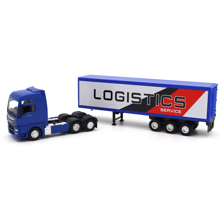 Miniatura-Carreta-Baú-Logistics-Service-1.64-Welly-4