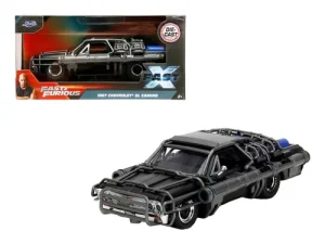 CAMIONETA CHEVROLET EL CAMINO W/CAGE 1967 NEGRO RAPIDO & FURIOSO 1:32
