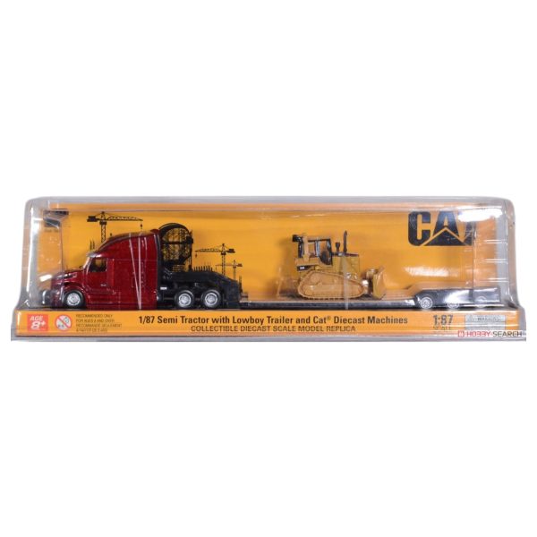 CAMION PETERBILT 579 CAMA BAJA CON BULLDOZER CAT D5M 1:87 - Imagen 3