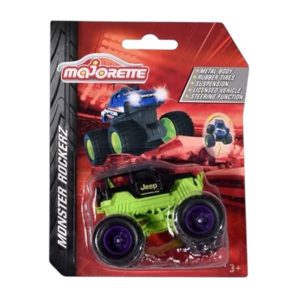 MONSTER ROCKERZ JEEP WRANGLER RUBICON 14x8x18 CM