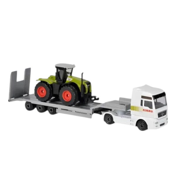 CAMION MAN TGX XXL 4x2 CAMA BAJA CON TRACTOR CLAAS 5000 XERION 24x4x15 CM - Imagen 2