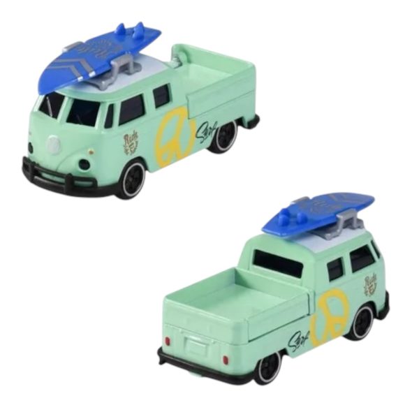 CAMIONETA VOLKSWAGEN T1 PICK-UP CON TABLA DE SURF 10x5x15CM - Imagen 3
