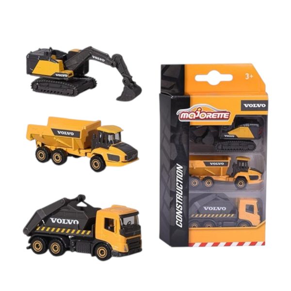 SET MAQUINARIA VOLVO 1 10x4x18 CM - Imagen 2