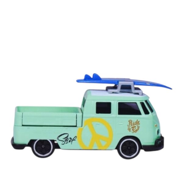 CAMIONETA VOLKSWAGEN T1 PICK-UP CON TABLA DE SURF 10x5x15CM - Imagen 2