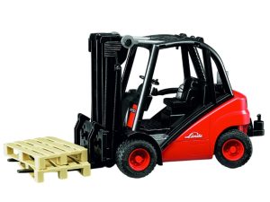 GRUA HORQUILLA YALE LINDE H30D CON 2 PALLETS 1:16