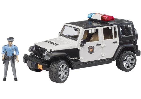 JEEP WRANGLER UNLIMITED POLICIA CON POLICIA 1:16