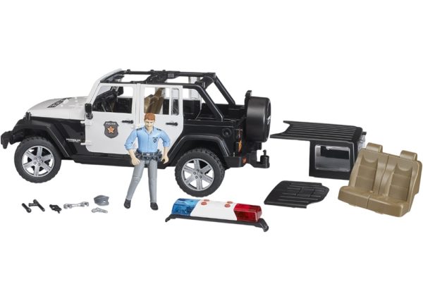 JEEP WRANGLER UNLIMITED POLICIA CON POLICIA 1:16 - Imagen 4