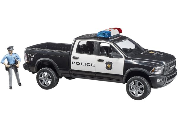 CAMIONETA RAM 2500 POWER WAGON POLICIA CON POLICIA 1:16