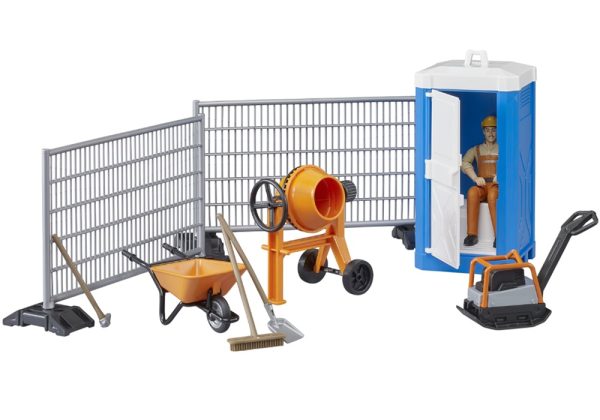 SET DE CONSTRUCCION CON OPERARIO Y HERRAMIENTAS 1:16 - Imagen 4