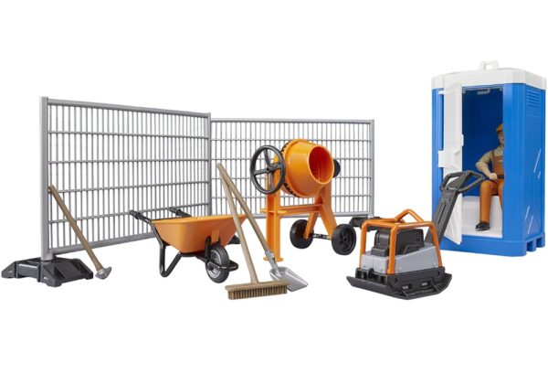SET DE CONSTRUCCION CON OPERARIO Y HERRAMIENTAS 1:16 - Imagen 3