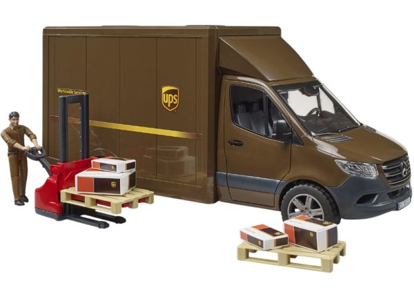 FURGON MERCEDES-BENZ SPRINTER UPS CON CONDUCTOR 1:16 - Imagen 2