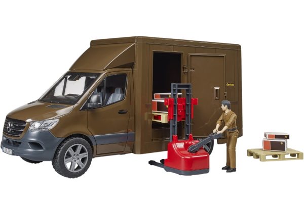 FURGON MERCEDES-BENZ SPRINTER UPS CON CONDUCTOR 1:16 - Imagen 3