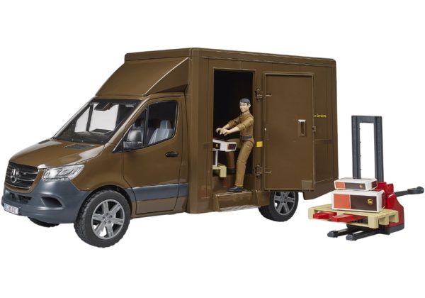 FURGON MERCEDES-BENZ SPRINTER UPS CON CONDUCTOR 1:16 - Imagen 4