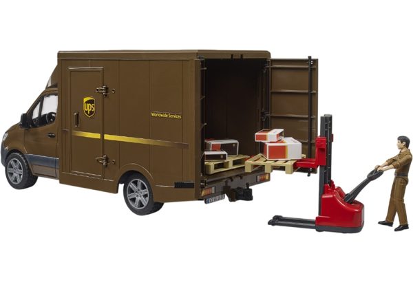 FURGON MERCEDES-BENZ SPRINTER UPS CON CONDUCTOR 1:16 - Imagen 5