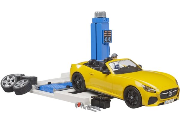TALLER MECANICO BWORLD COMPLETO CON AUTO 1:16 - Imagen 2
