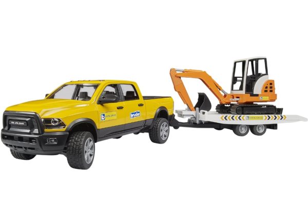 CAMIONETA RAM 2500 CON MINIEXCAVADORA 1:16 - Imagen 4