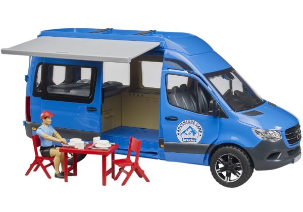 FURGON MERCEDES-BENZ SPRINTER CAMPER CON ACCESORIOS 1:16