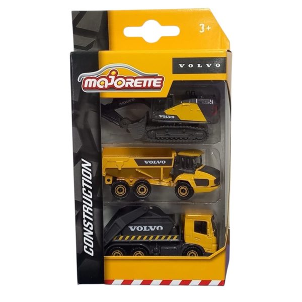 SET MAQUINARIA VOLVO 1 10x4x18 CM
