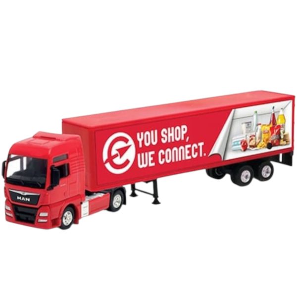 CAMION MAN CON SEMIRREMOLQUE YOU SHOP 1:64 - Imagen 2