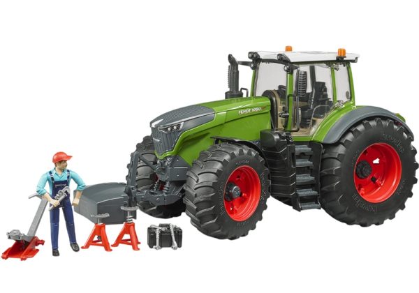 TRACTOR FENDT 1050 CON MECANICO Y HERRAMIENTAS 1:16