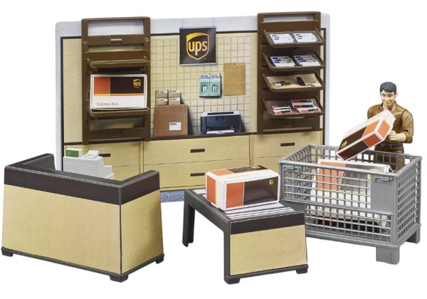 TIENDA UPS BWORLD CON OPERARIO 1:16 - Imagen 2