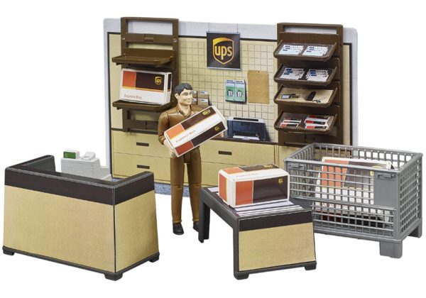 TIENDA UPS BWORLD CON OPERARIO 1:16 - Imagen 4