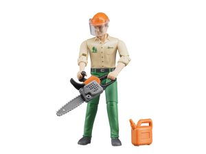 TRABAJADOR FORESTAL CON ACCESORIOS 1:16