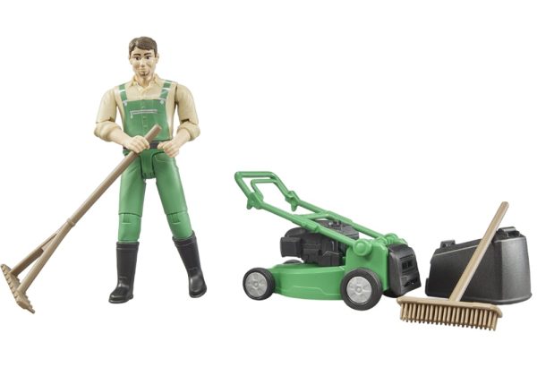 JARDINERO BWORLD CON HERRAMIENTAS 1:16 - Imagen 2