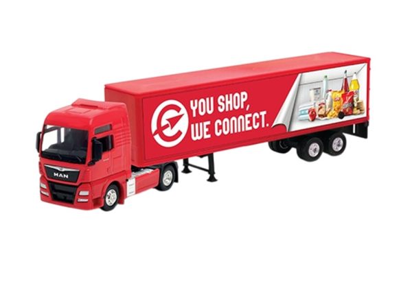 CAMION MAN CON SEMIRREMOLQUE YOU SHOP 1:64
