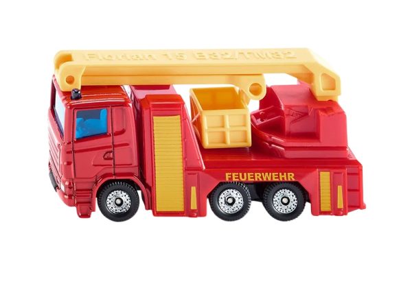 CAMION BOMBEROS RESCATE AEREO CON ESCALA TELESCOPICA 120x31x100MM