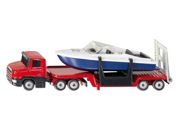 CAMION CAMA BAJA CON BOTE 158x36x45MM