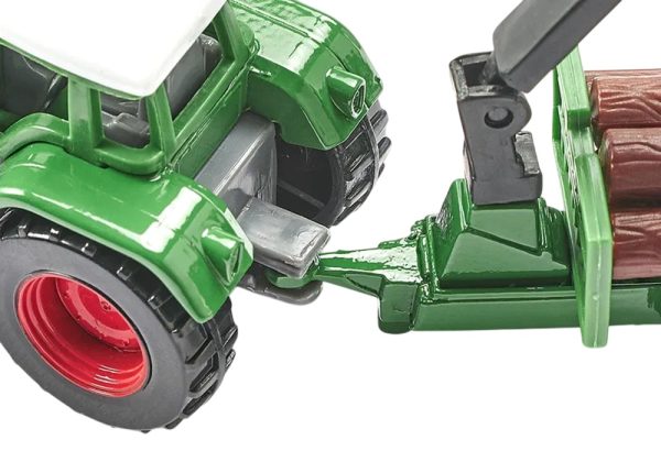 TRACTOR FENDT FAVORIT 926 FORESTAL CON TRONCOS 1:87 - Imagen 2