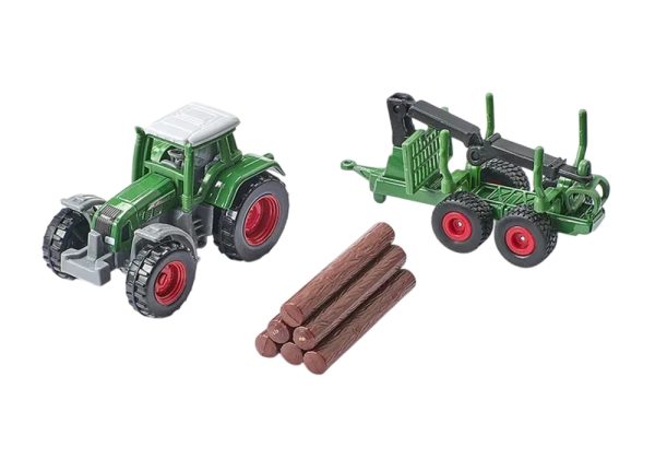 TRACTOR FENDT FAVORIT 926 FORESTAL CON TRONCOS 1:87 - Imagen 7