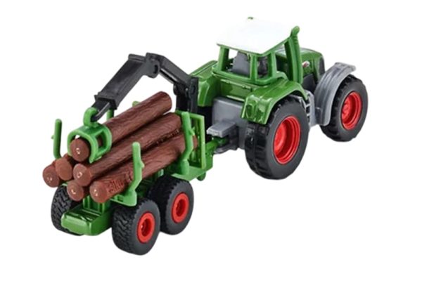 TRACTOR FENDT FAVORIT 926 FORESTAL CON TRONCOS 1:87 - Imagen 4
