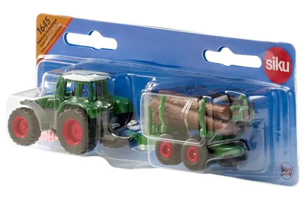 TRACTOR FENDT FAVORIT 926 FORESTAL CON TRONCOS 1:87 - Imagen 3