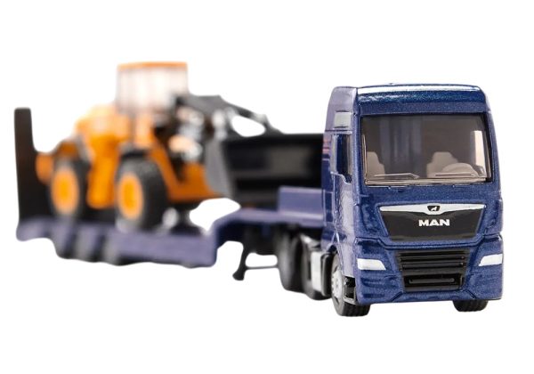 CAMION MAN 6x4 CAMA BAJA CON CARGADOR FRONTAL JCB 1:87 - Imagen 3