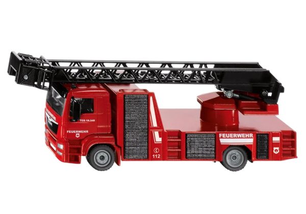 CAMION MAN TGS 18.340 BOMBEROS CON ESCALA TELESCOPICA 1:50