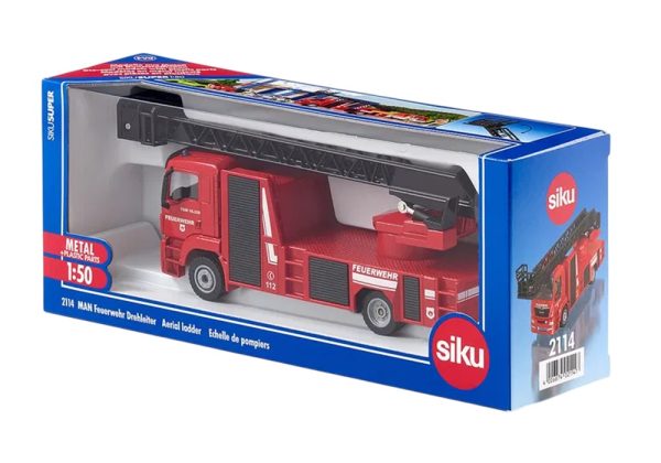 CAMION MAN TGS 18.340 BOMBEROS CON ESCALA TELESCOPICA 1:50 - Imagen 2