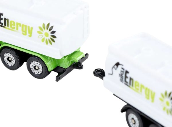 CAMION TRANSPORTE COMBUSTIBLE CON REMOLQUE Y ESTANQUE 152x28x35MM - Imagen 2