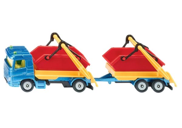CAMION PORTA CONTENEDOR CON REMOLQUE 152x35x47MM