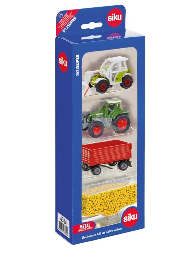 SET MAQUINARIA AGRICOLA CON COLOSO Y GRANOS 296x110x48MM - Imagen 2
