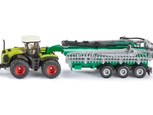 TRACTOR CLAAS XERION CON PULVERIZADOR AGRICOLA SAMSON 1:87